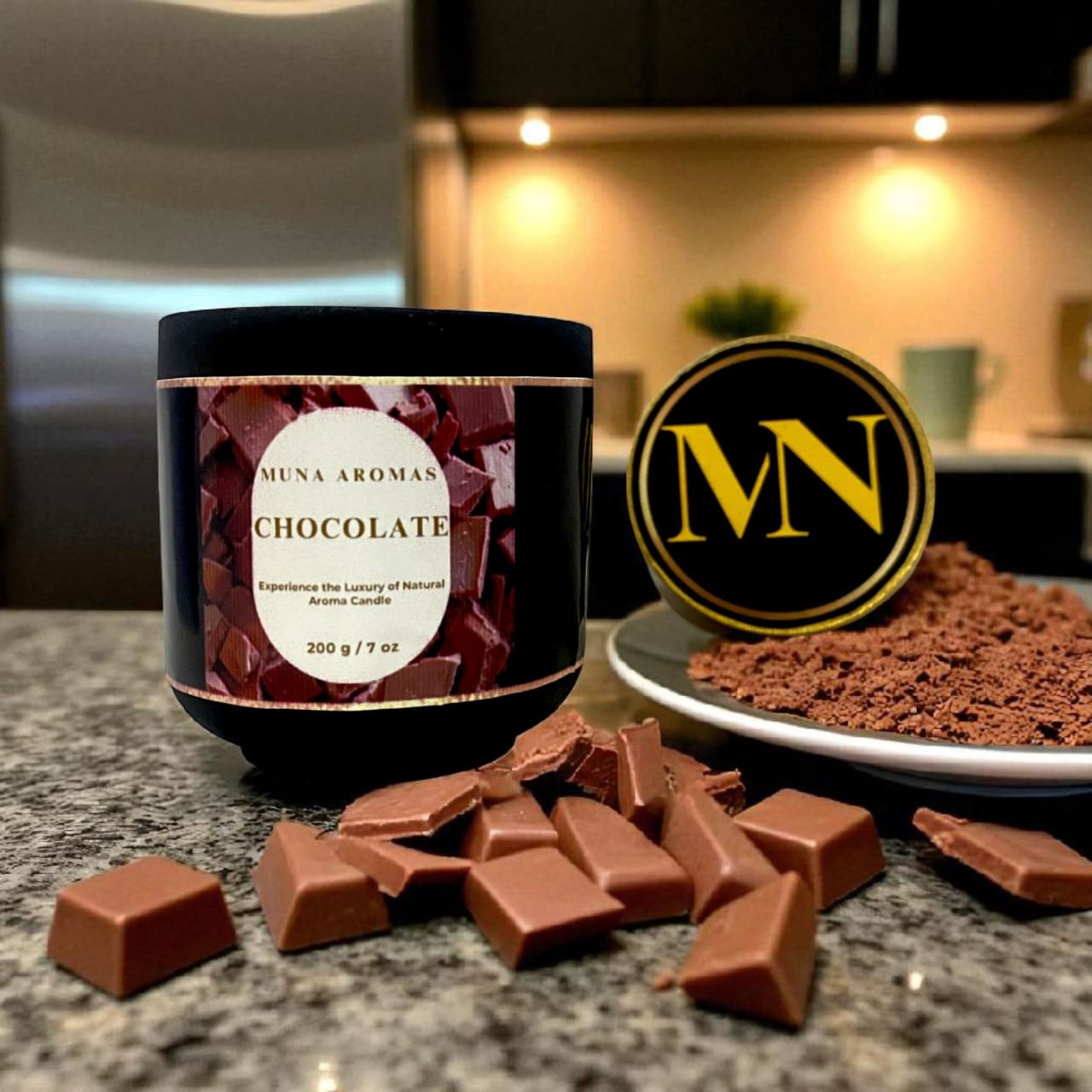 CHOCOLATE Scent Candle - Image 3