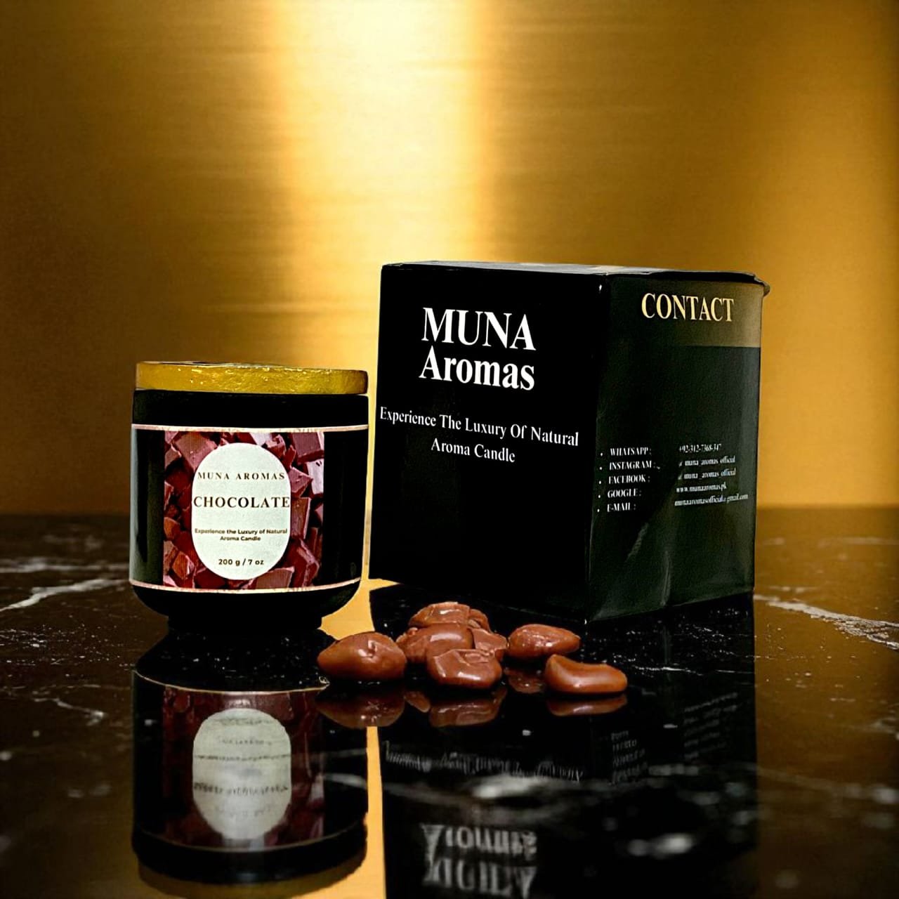 CHOCOLATE Scent Candle - Image 5